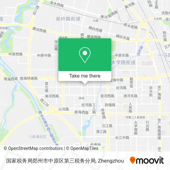 国家税务局郑州市中原区第三税务分局 map