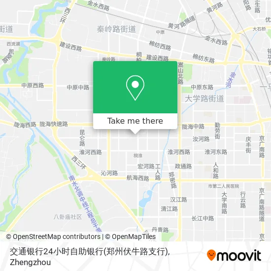 交通银行24小时自助银行(郑州伏牛路支行) map