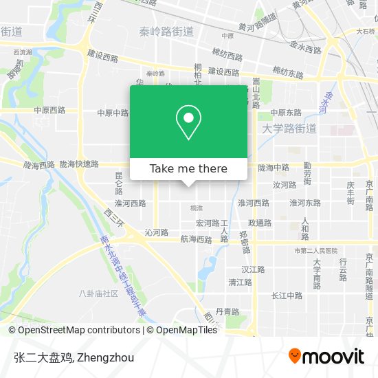 张二大盘鸡 map