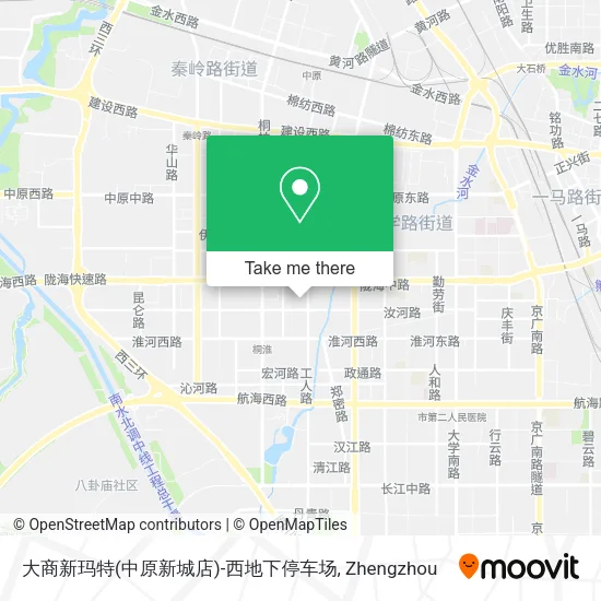 大商新玛特(中原新城店)-西地下停车场 map