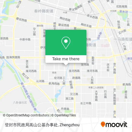 登封市民政局嵩山公墓办事处 map
