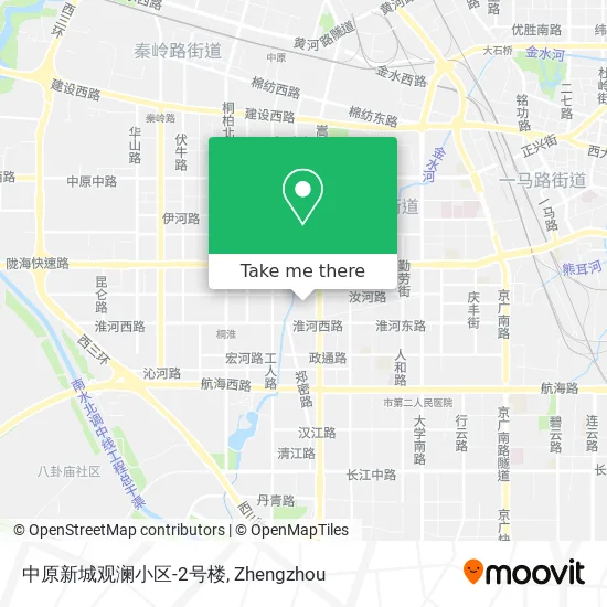 中原新城观澜小区-2号楼 map