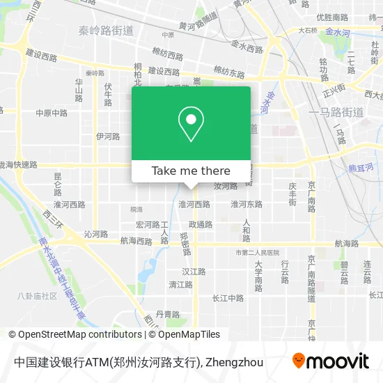 中国建设银行ATM(郑州汝河路支行) map