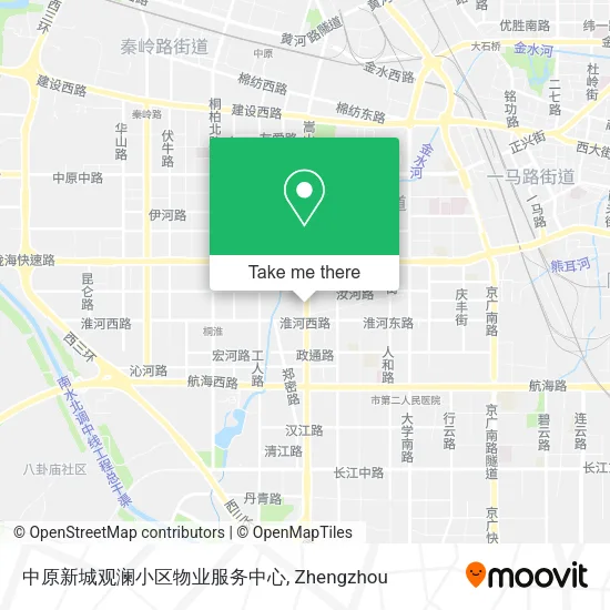 中原新城观澜小区物业服务中心 map