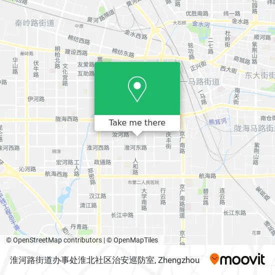 淮河路街道办事处淮北社区治安巡防室 map