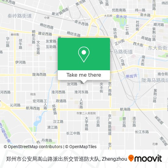 郑州市公安局嵩山路派出所交管巡防大队 map