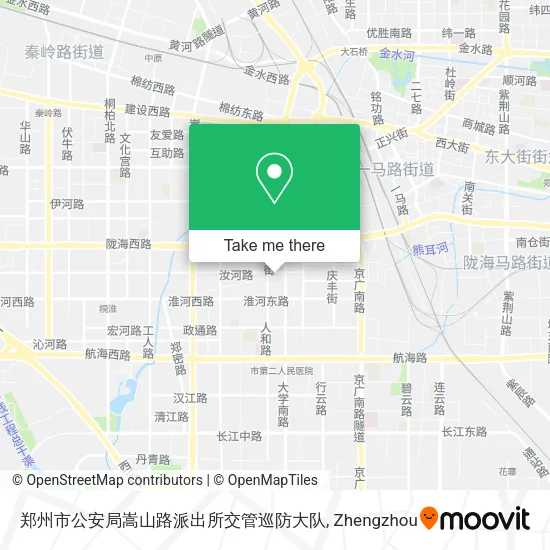 郑州市公安局嵩山路派出所交管巡防大队 map