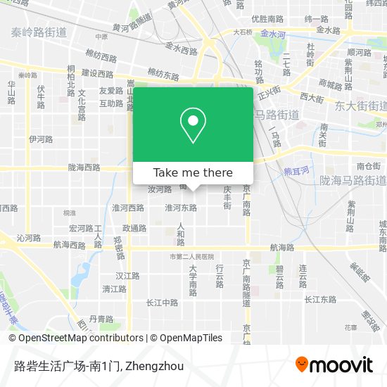 路砦生活广场-南1门 map