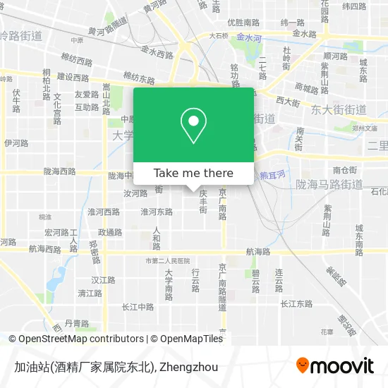 加油站(酒精厂家属院东北) map