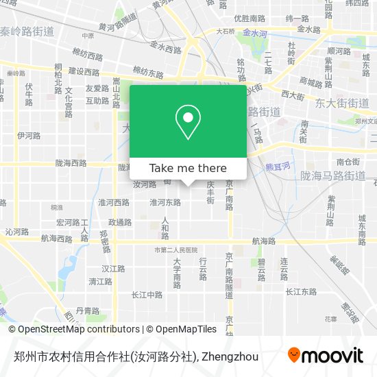 郑州市农村信用合作社(汝河路分社) map