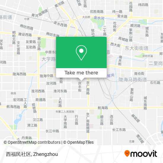 西福民社区 map