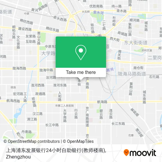 上海浦东发展银行24小时自助银行(教师楼南) map