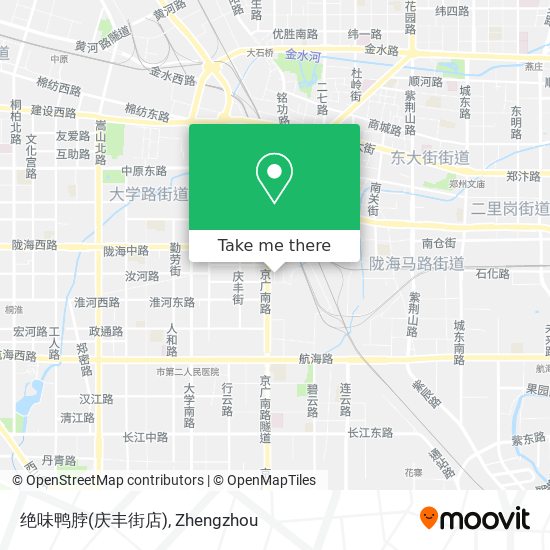 绝味鸭脖(庆丰街店) map