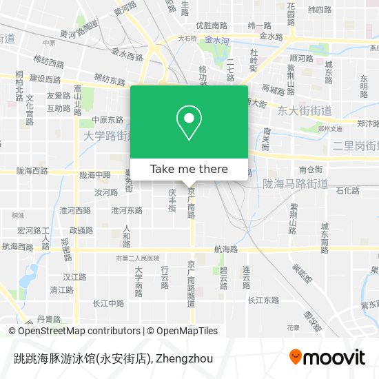 跳跳海豚游泳馆(永安街店) map