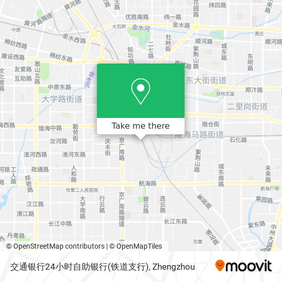 交通银行24小时自助银行(铁道支行) map