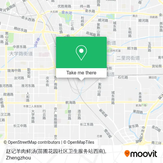 赵记羊肉鲜汤(苗圃花园社区卫生服务站西南) map