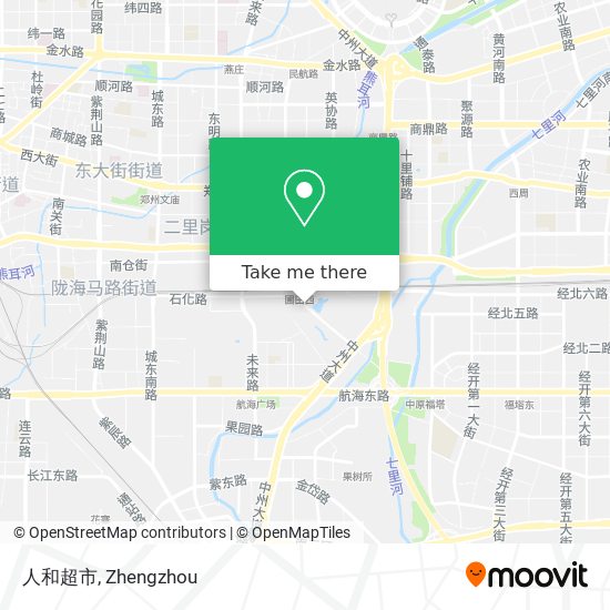 人和超市 map