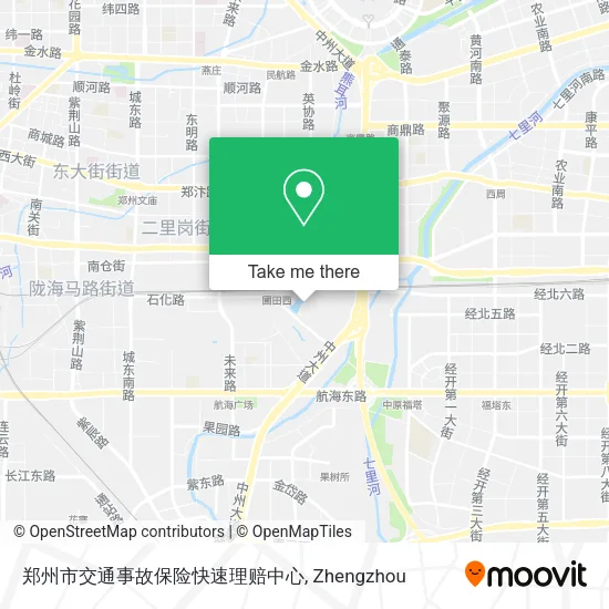 郑州市交通事故保险快速理赔中心 map