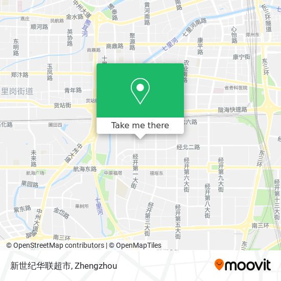 新世纪华联超市 map