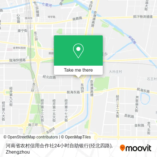 河南省农村信用合作社24小时自助银行(经北四路) map