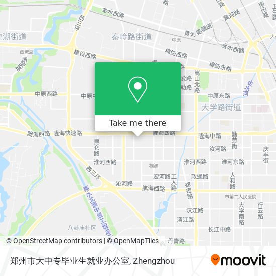 郑州市大中专毕业生就业办公室 map