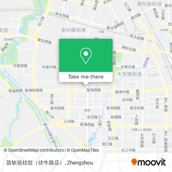苗钦祖祛痘（伏牛路店） map