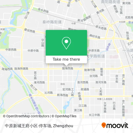 中原新城王府小区-停车场 map