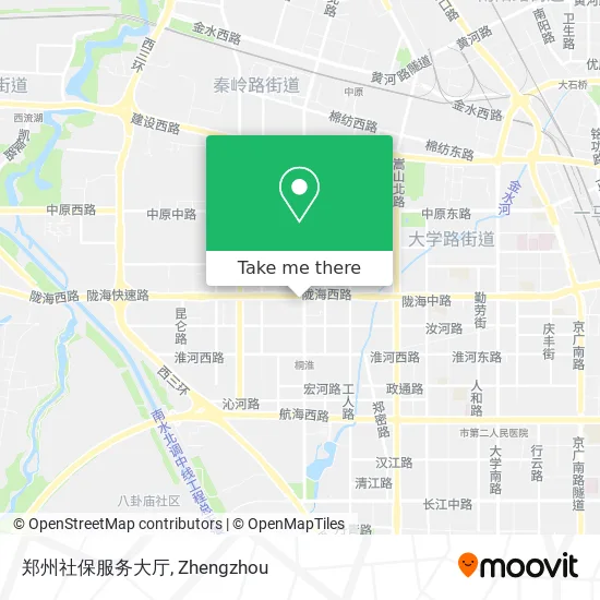 郑州社保服务大厅 map