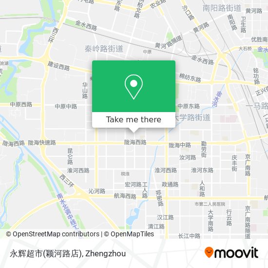 永辉超市(颖河路店) map
