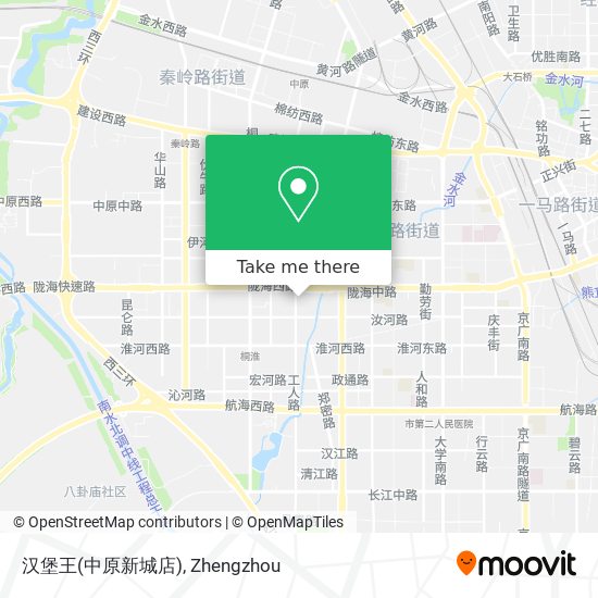 汉堡王(中原新城店) map