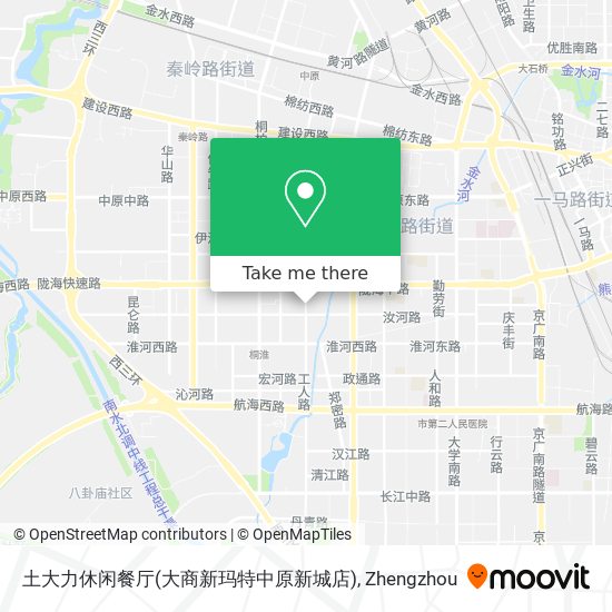 土大力休闲餐厅(大商新玛特中原新城店) map