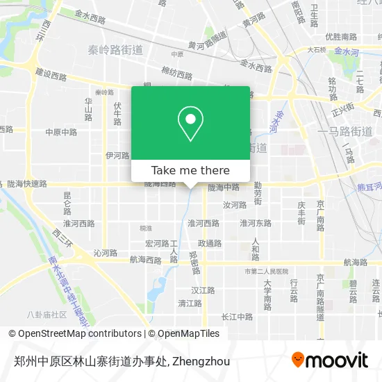 郑州中原区林山寨街道办事处 map