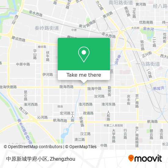 中原新城学府小区 map