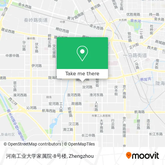河南工业大学家属院-8号楼 map