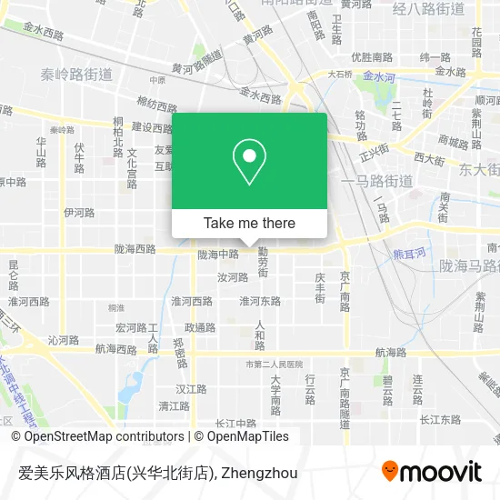 爱美乐风格酒店(兴华北街店) map