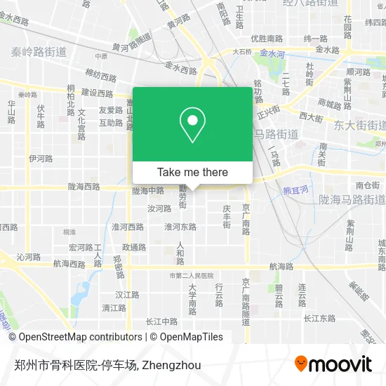 郑州市骨科医院-停车场 map