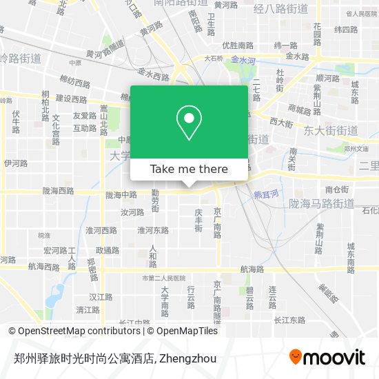 郑州驿旅时光时尚公寓酒店 map