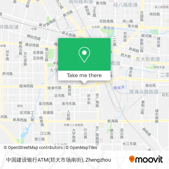 中国建设银行ATM(郑大市场南街) map