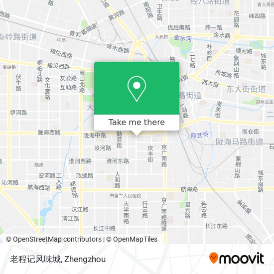 老程记风味城 map