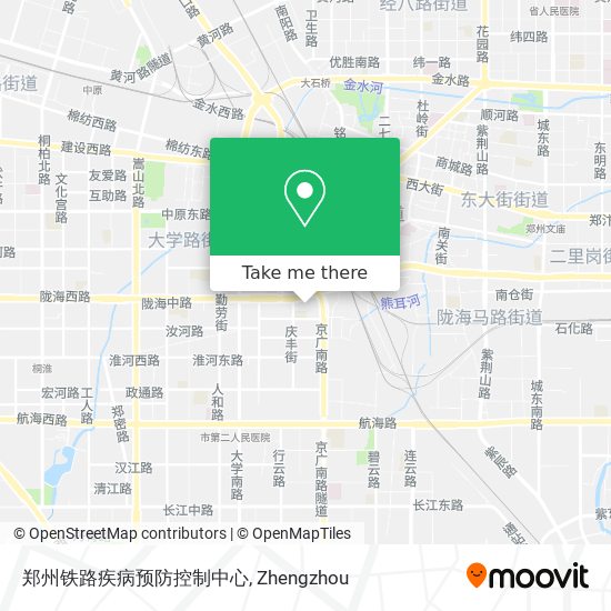 郑州铁路疾病预防控制中心 map