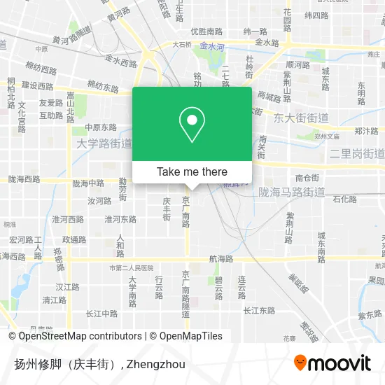 扬州修脚（庆丰街） map