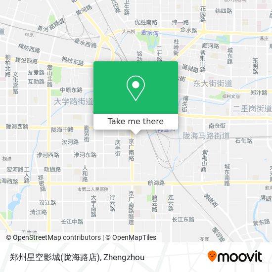 郑州星空影城(陇海路店) map