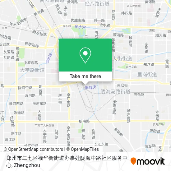 郑州市二七区福华街街道办事处陇海中路社区服务中心 map