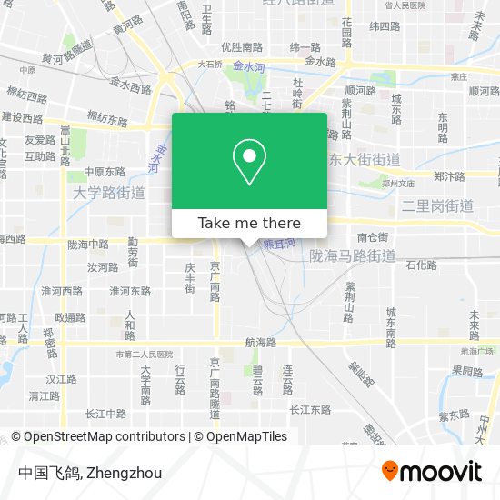 中国飞鸽 map