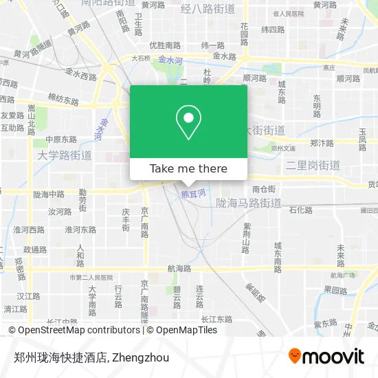 郑州珑海快捷酒店 map