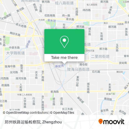 郑州铁路运输检察院 map