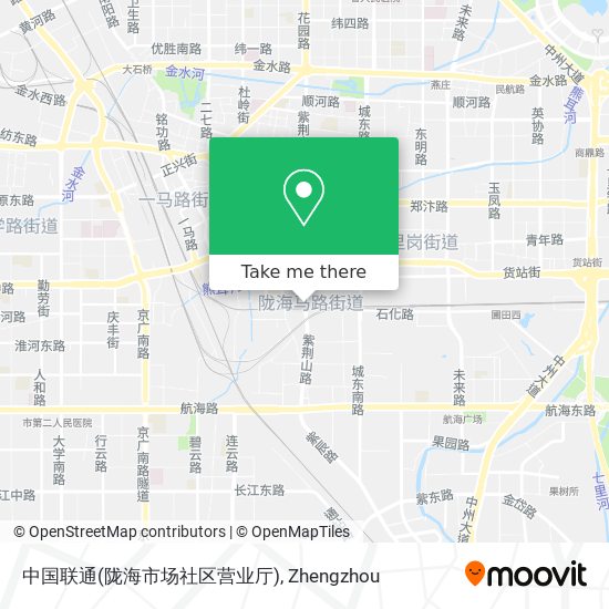 中国联通(陇海市场社区营业厅) map