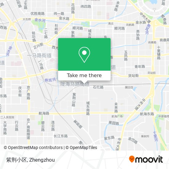 紫荆小区 map