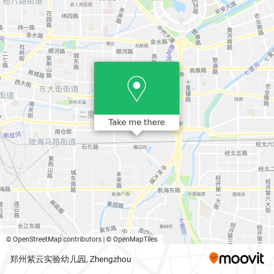 郑州紫云实验幼儿园 map