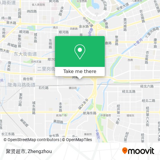 聚贤超市 map